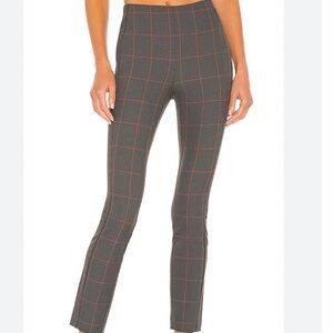 Rag & Bone Charcoal Check Cropped Pants